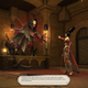 A character taking on the Reaper job in FFXIV Endwalker.